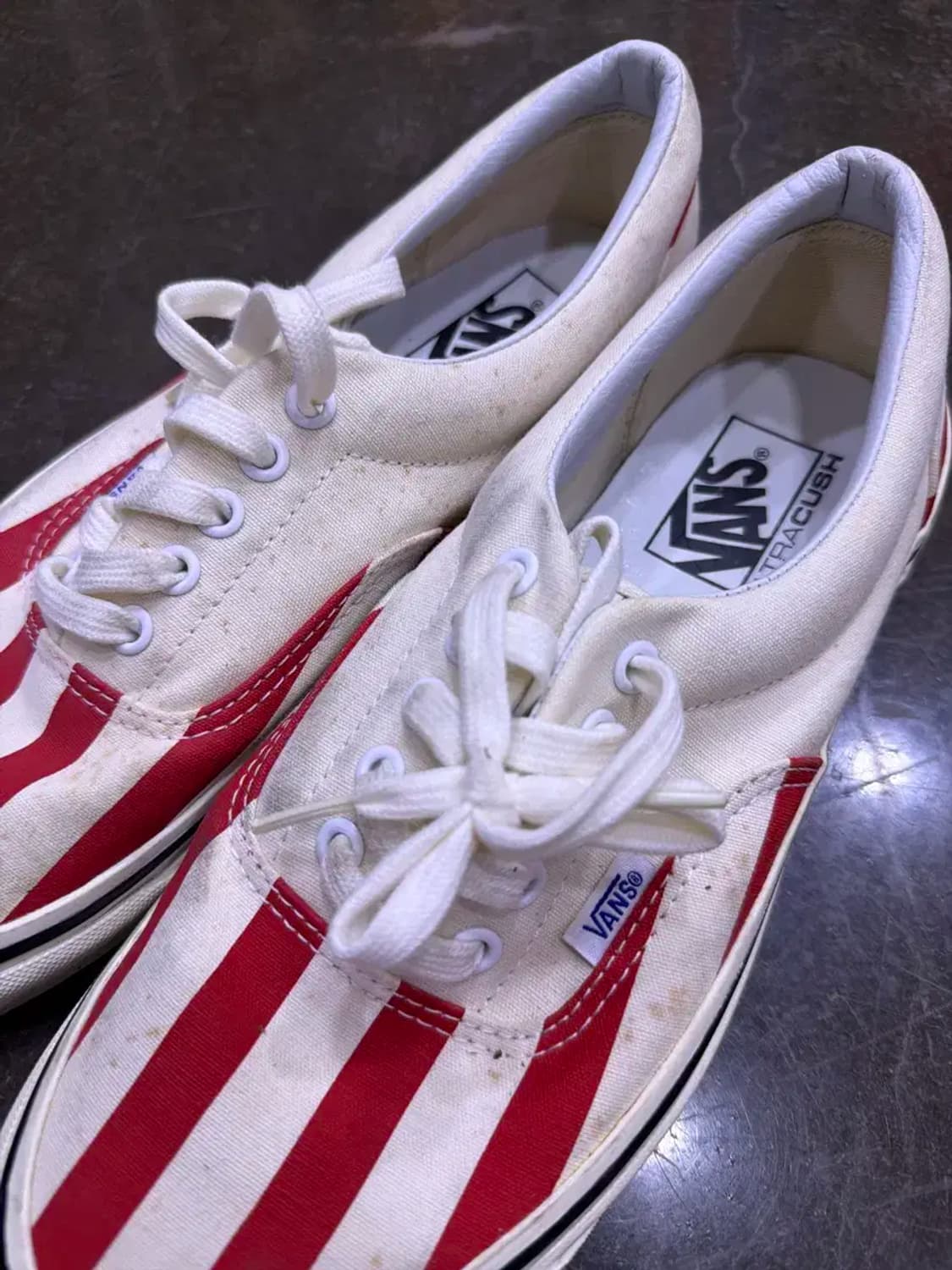 반스 레드 스트라이프 에라 애너하임 스니커즈 슈즈 270 상품이미지4