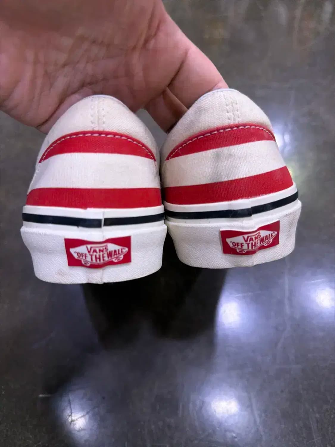반스 레드 스트라이프 에라 애너하임 스니커즈 슈즈 270 상품이미지8