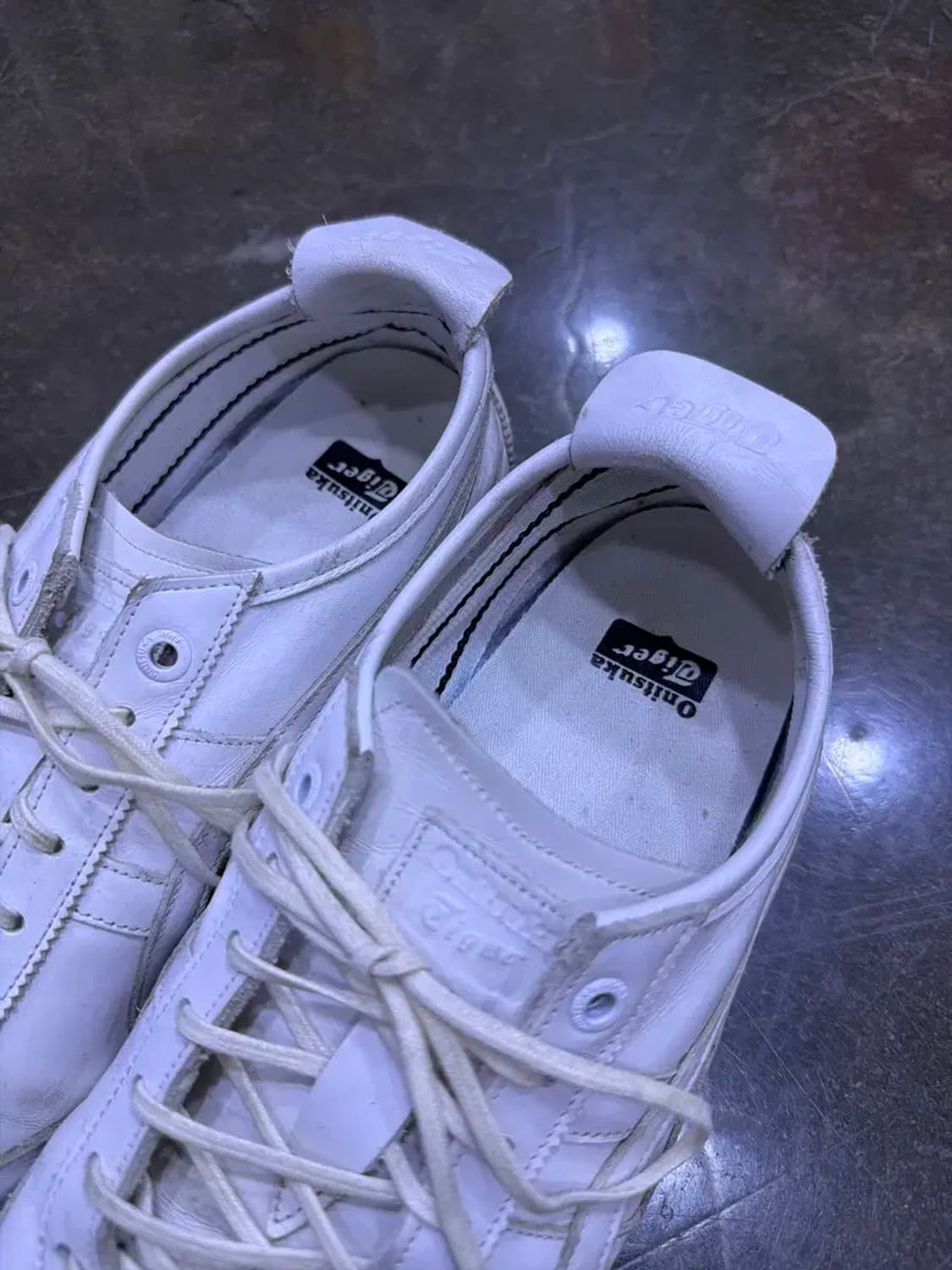 오니츠카타이거 멕시코66 SD 화이트 스니커즈 255 상품이미지5