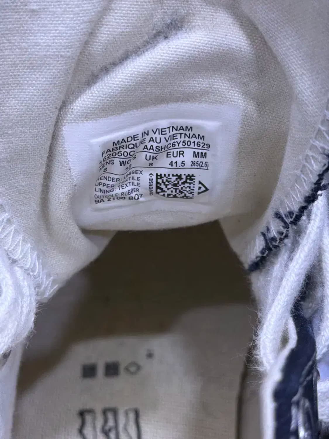 컨버스 척테일러 70 하이 블랙 슈즈 스니커즈 265 상품이미지10