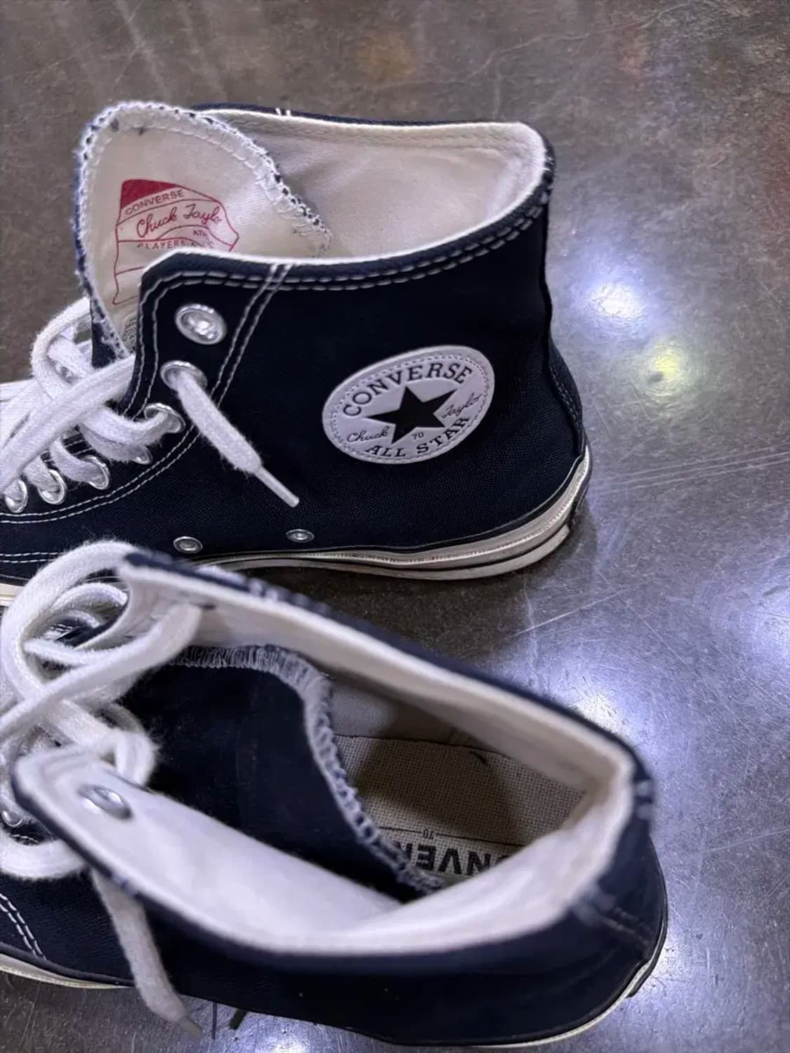 컨버스 척테일러 70 하이 블랙 슈즈 스니커즈 265 상품이미지6