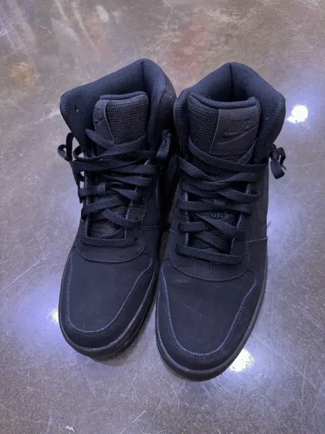 나이키 에버논 미드 트리플블랙 슈즈 누벅 275 상품이미지2