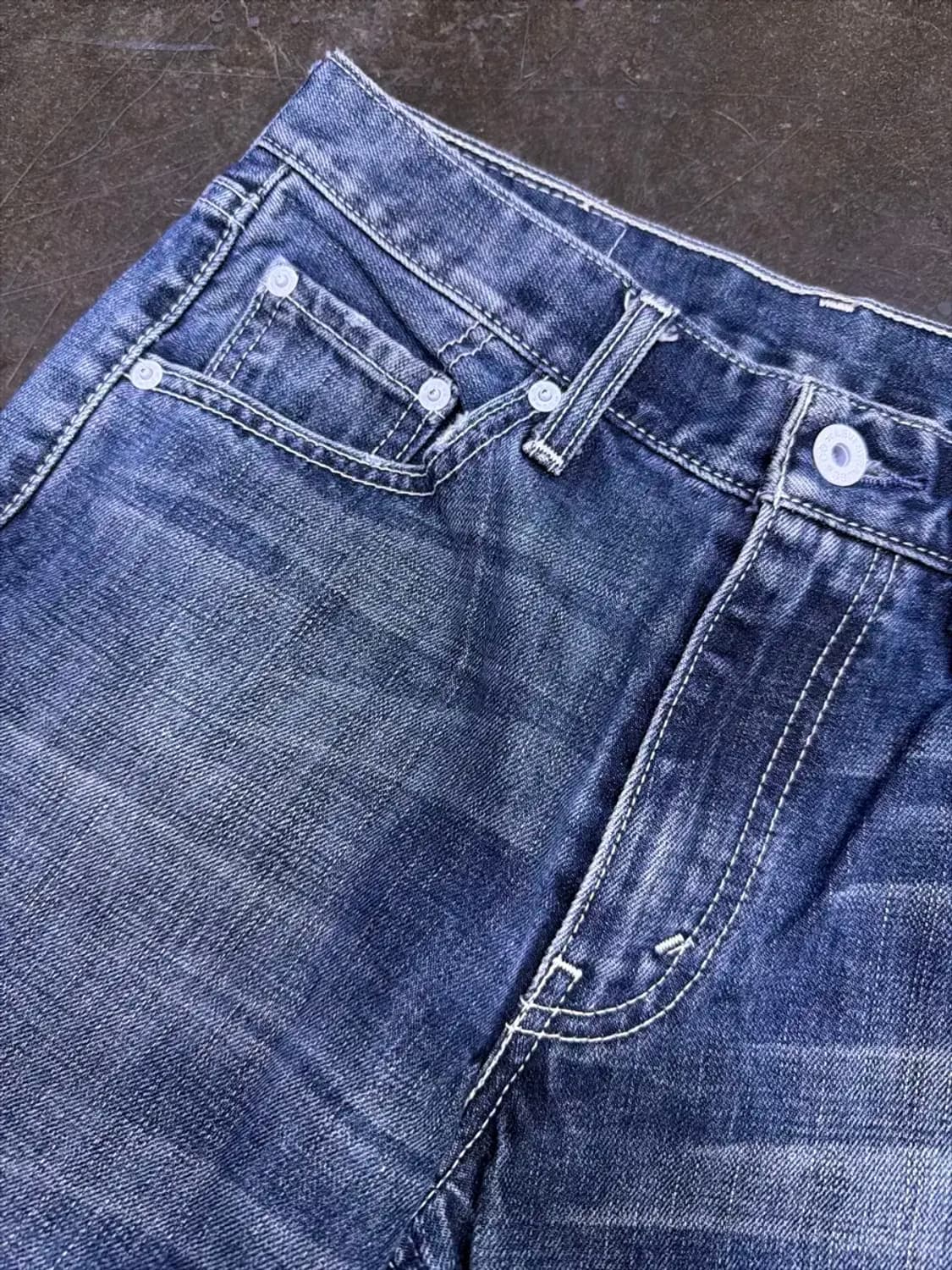 리바이스 517 00's 빈티지 워싱 부츠컷 플레어 데님팬츠 30 상품이미지4