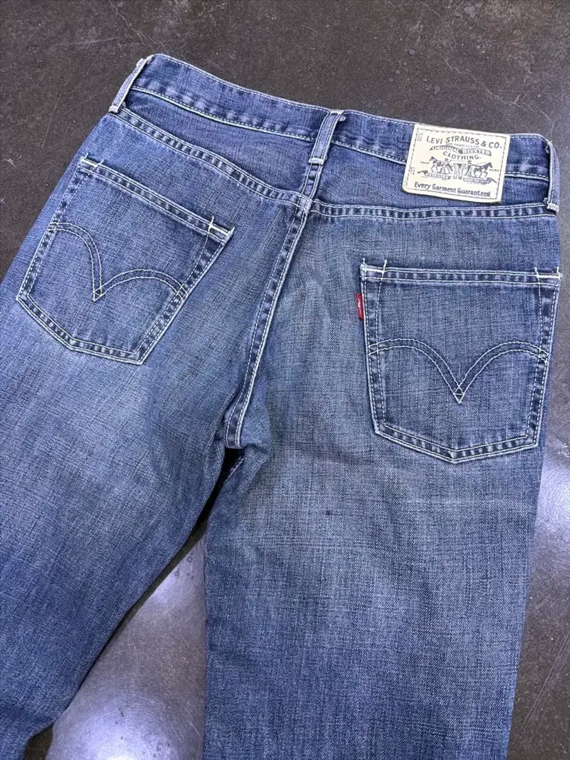 리바이스 517 00's 빈티지 워싱 부츠컷 플레어 데님팬츠 30 상품이미지7