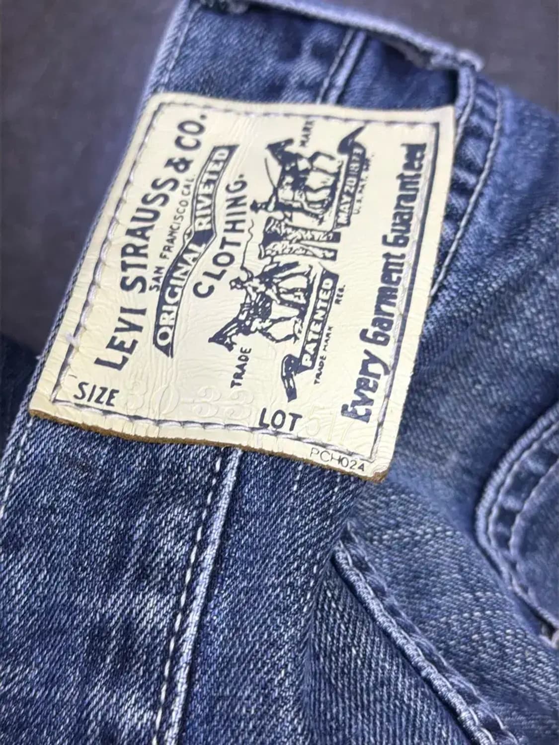 리바이스 517 00's 빈티지 워싱 부츠컷 플레어 데님팬츠 30 상품이미지8