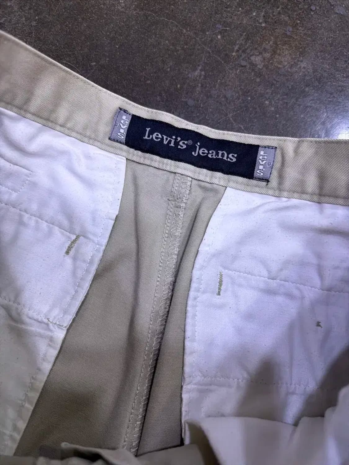 리바이스 워크팬츠 베이지 치노팬츠 코리아탭 30 상품이미지9