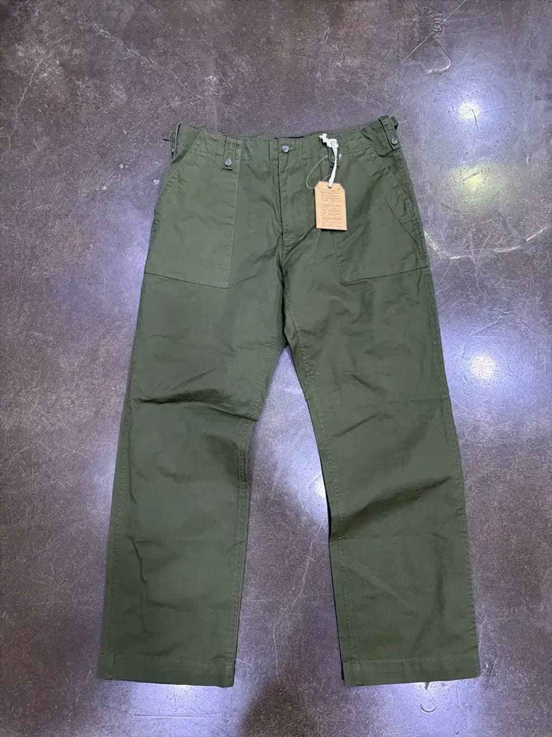 유니폼브릿지 영국군 퍼티그팬츠 올리브 XL 상품이미지1