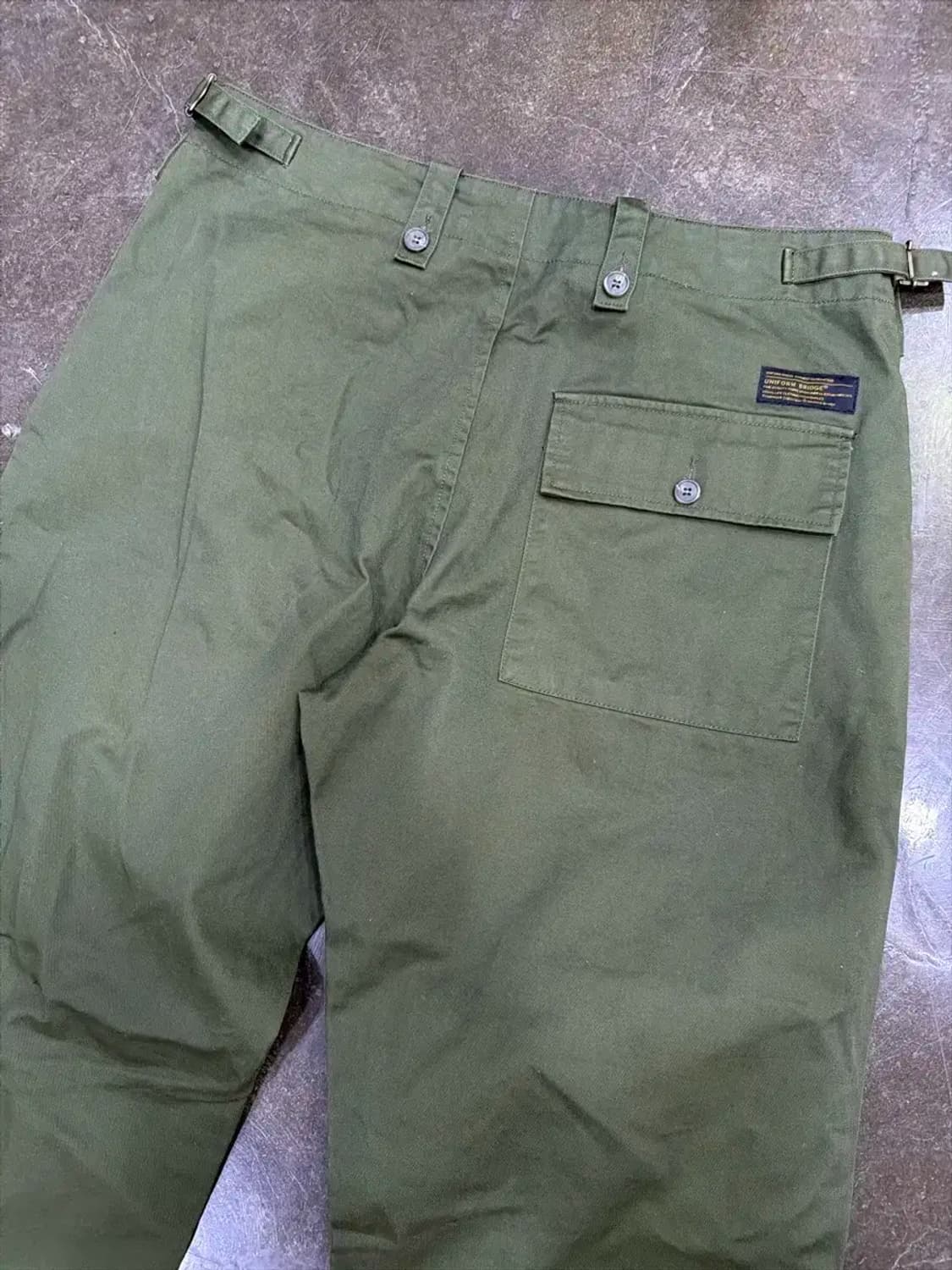 유니폼브릿지 영국군 퍼티그팬츠 올리브 XL 상품이미지7