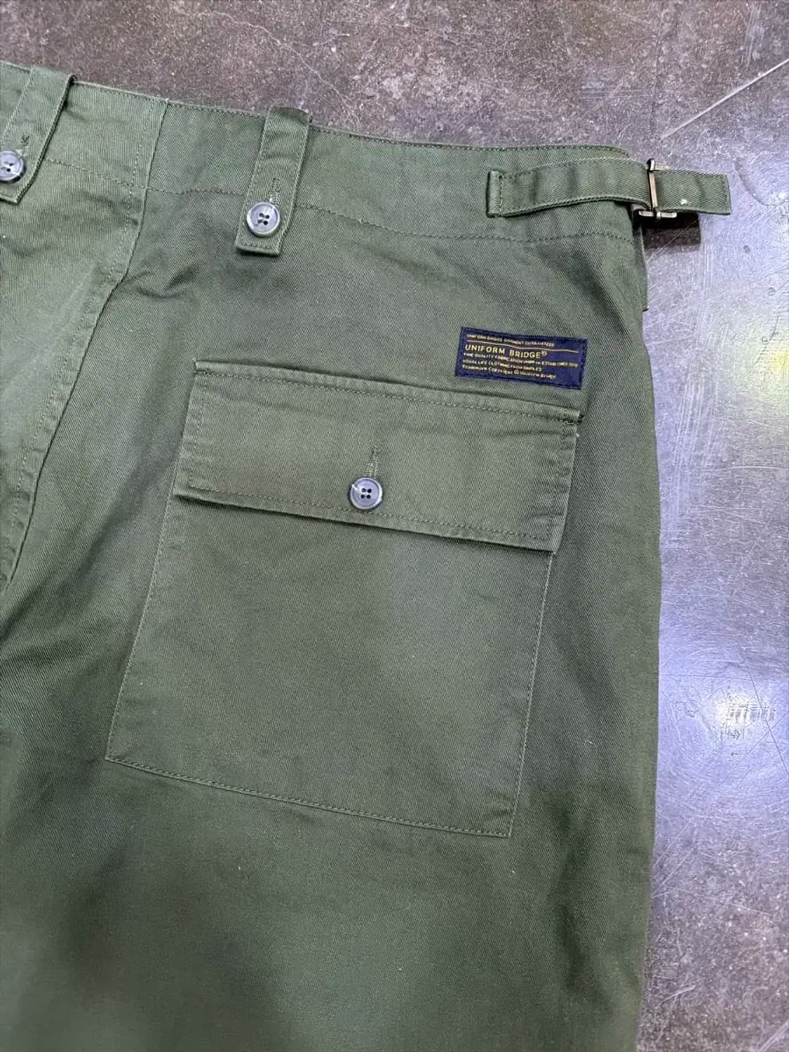 유니폼브릿지 영국군 퍼티그팬츠 올리브 XL 상품이미지8