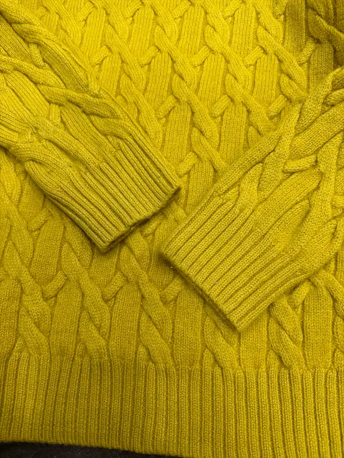 COS 코스 100% 울 터틀넥 스웨터 사이드 절개 케이블 니트 S 상품이미지7