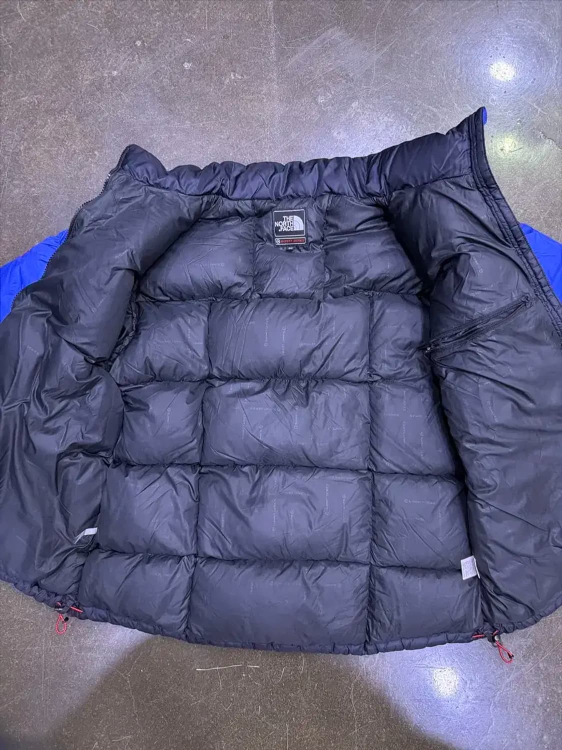 노스페이스 써밋 로체 800 구스다운 패딩 점퍼 블루 95 상품이미지10