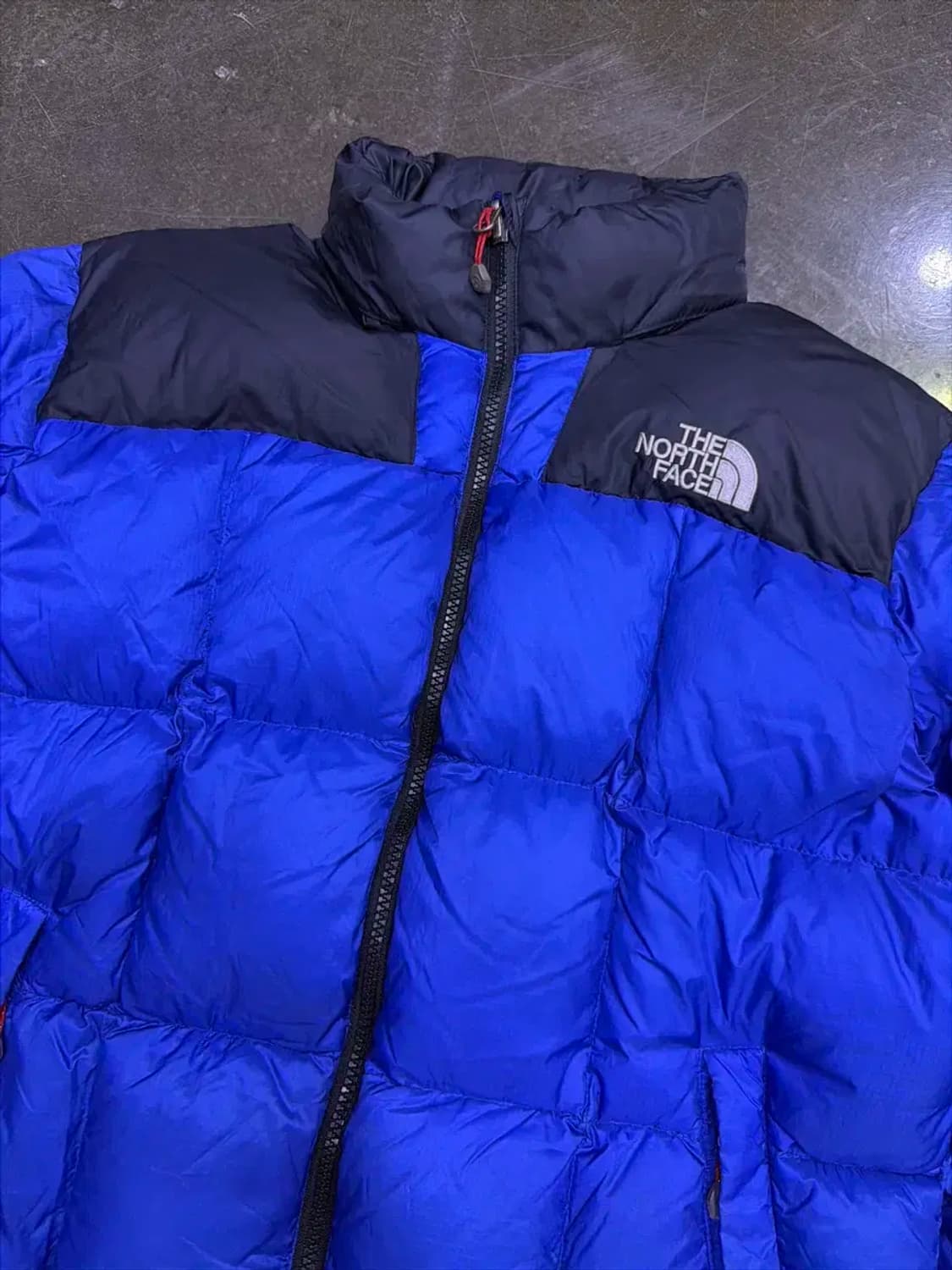 노스페이스 써밋 로체 800 구스다운 패딩 점퍼 블루 95 상품이미지3