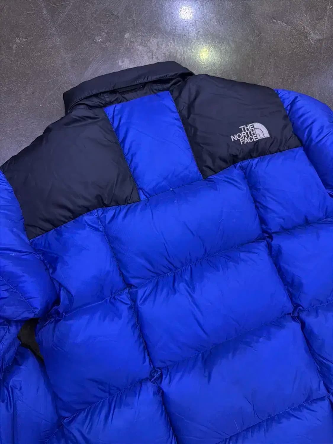 노스페이스 써밋 로체 800 구스다운 패딩 점퍼 블루 95 상품이미지7