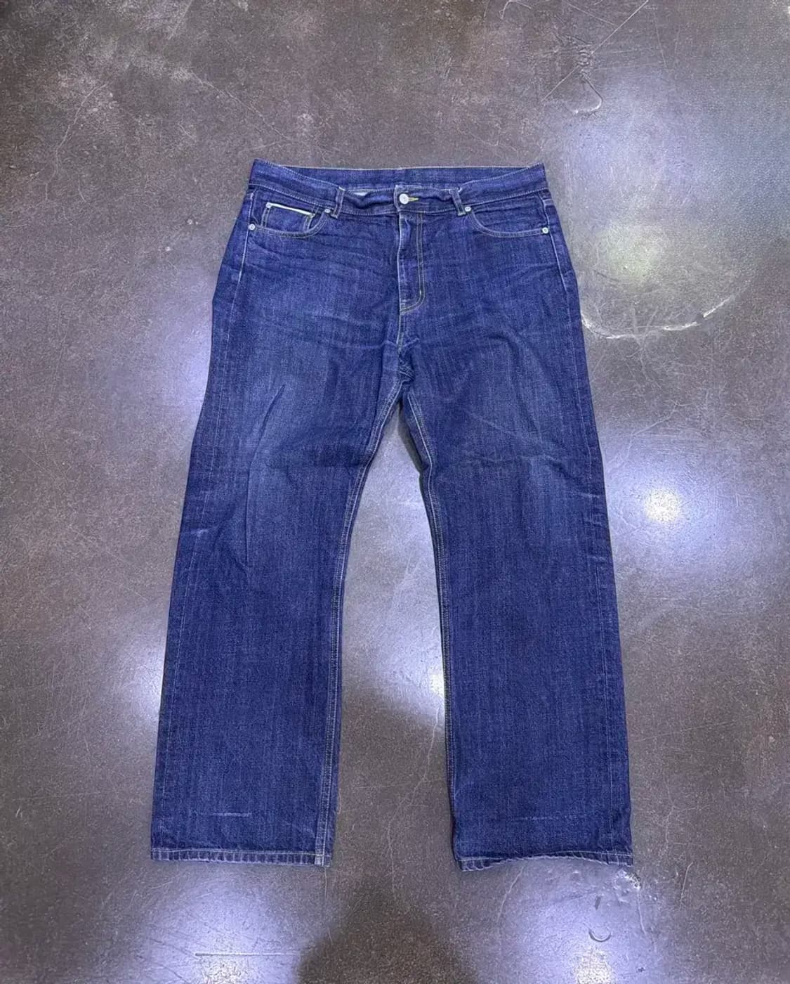 유니폼브릿지 셀비지 데님팬츠 딥인디고 XL 상품이미지1