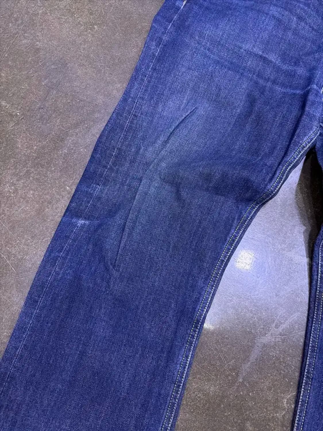 유니폼브릿지 셀비지 데님팬츠 딥인디고 XL 상품이미지5