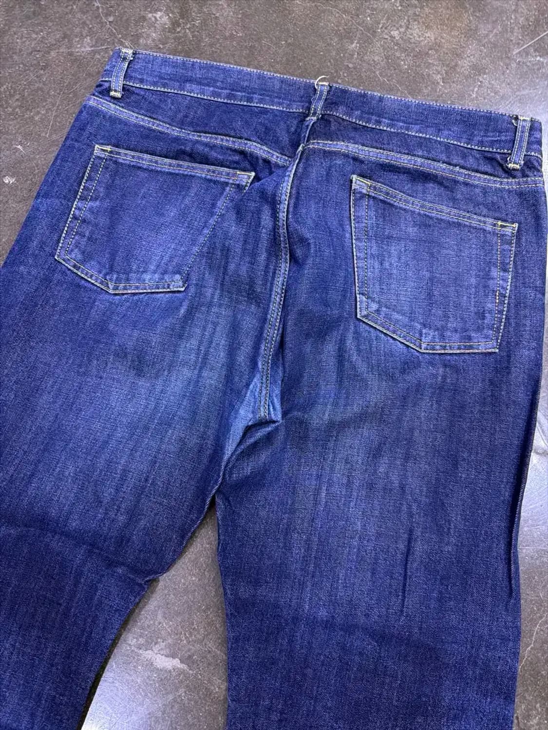 유니폼브릿지 셀비지 데님팬츠 딥인디고 XL 상품이미지8