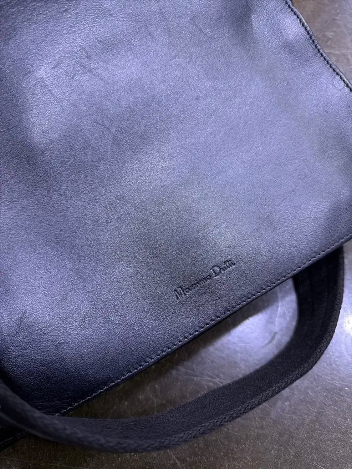 마시모두띠 소가죽 크로스백 토트 핸드백 블랙 상품이미지7