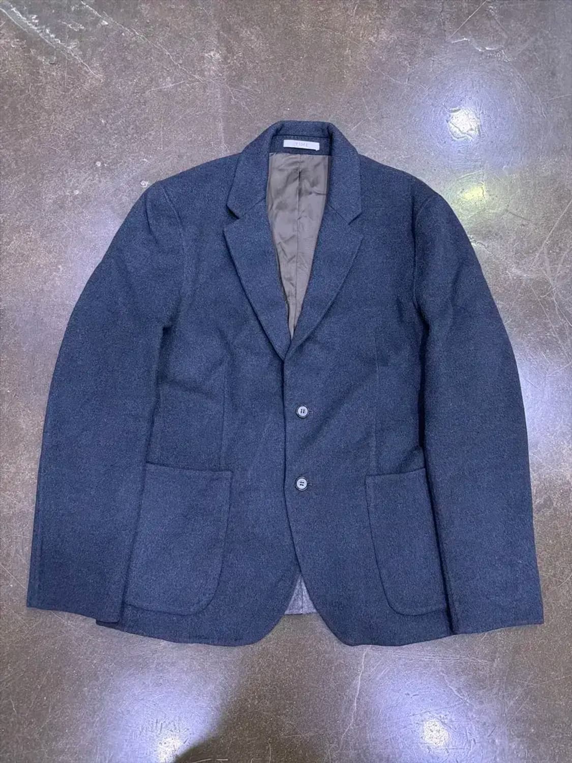 타임옴므 울 캐시미어 블렌디드 싱글버튼 블레이저 자켓 105 상품이미지1