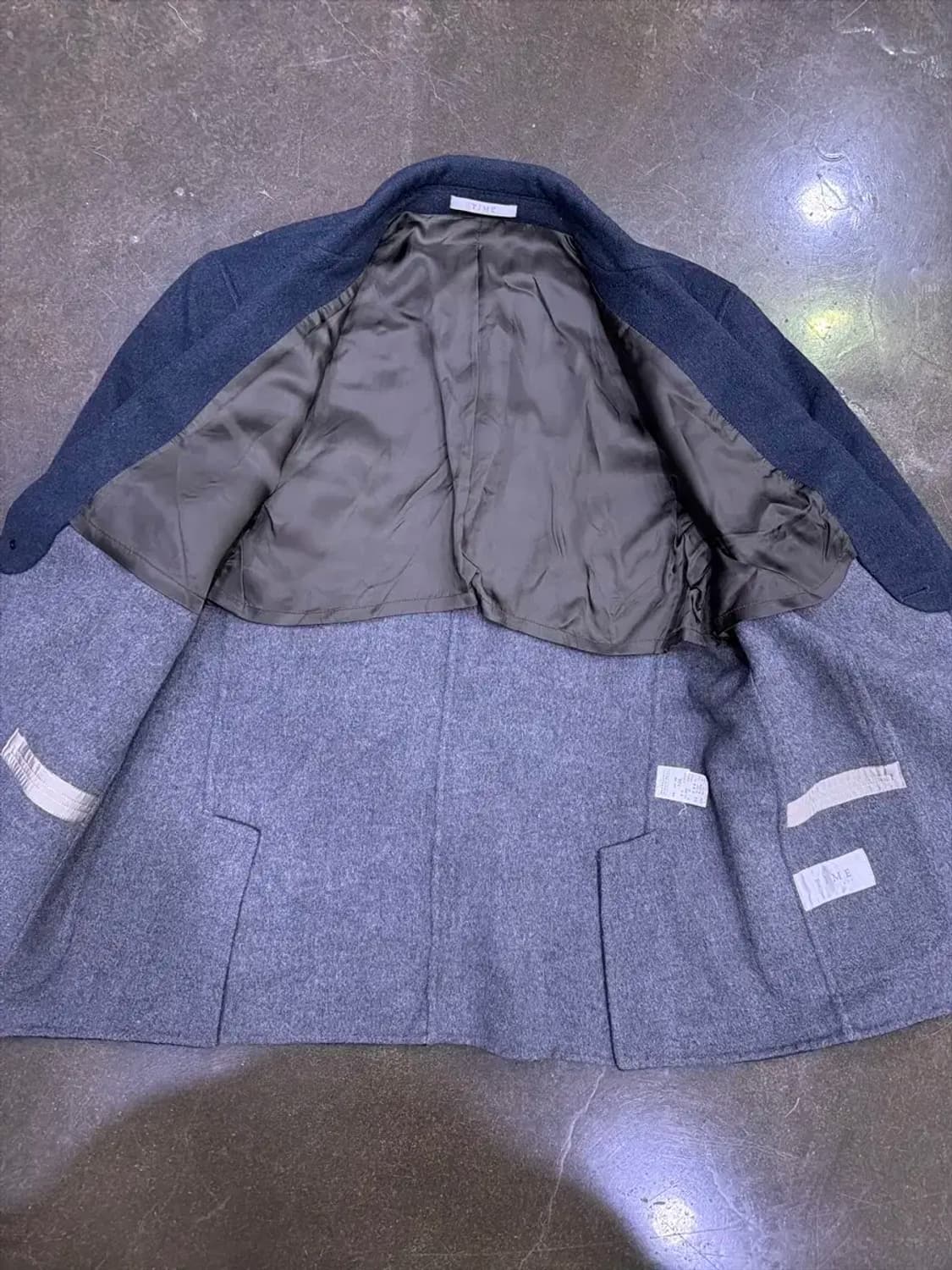 타임옴므 울 캐시미어 블렌디드 싱글버튼 블레이저 자켓 105 상품이미지4