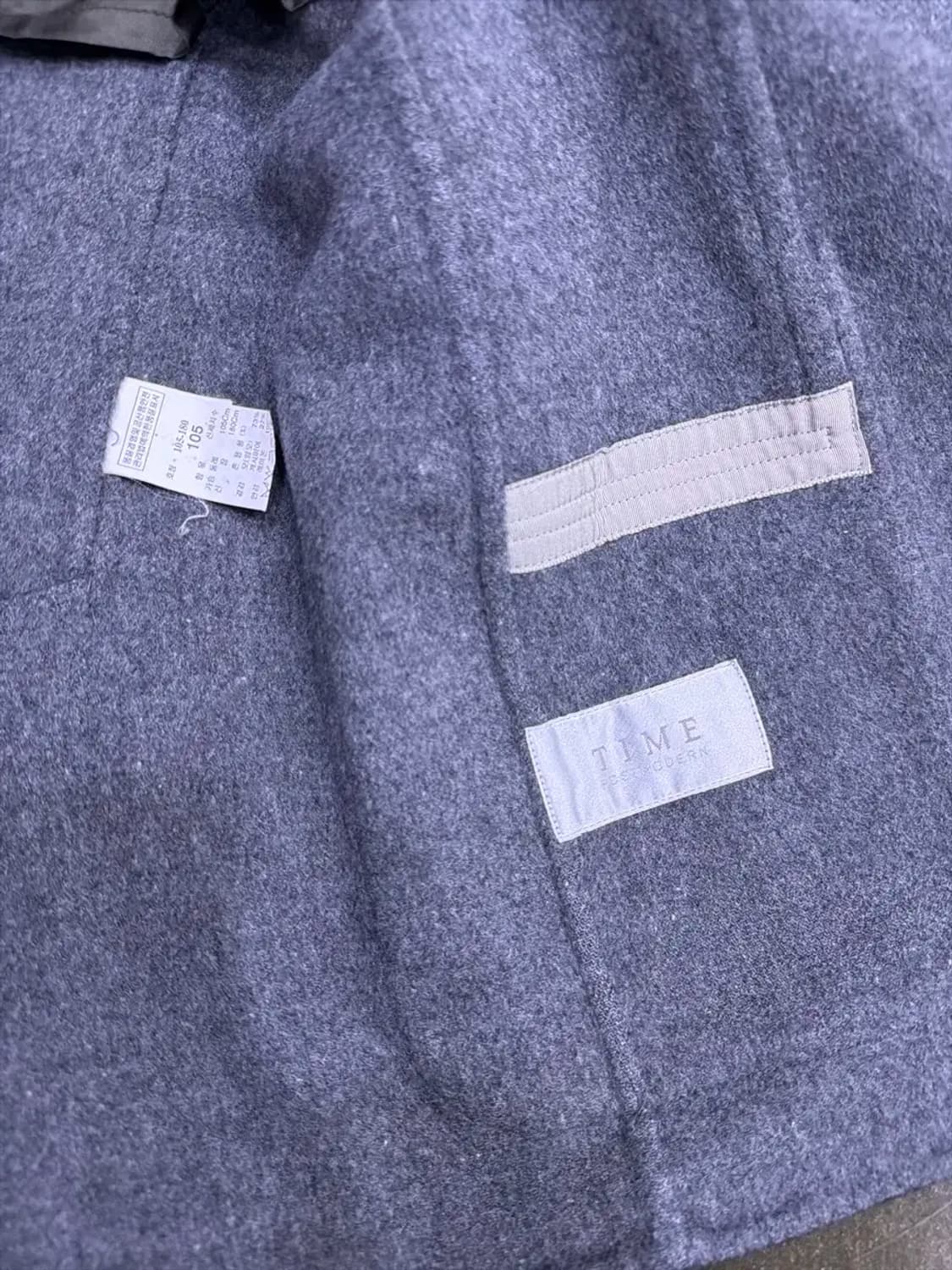 타임옴므 울 캐시미어 블렌디드 싱글버튼 블레이저 자켓 105 상품이미지5