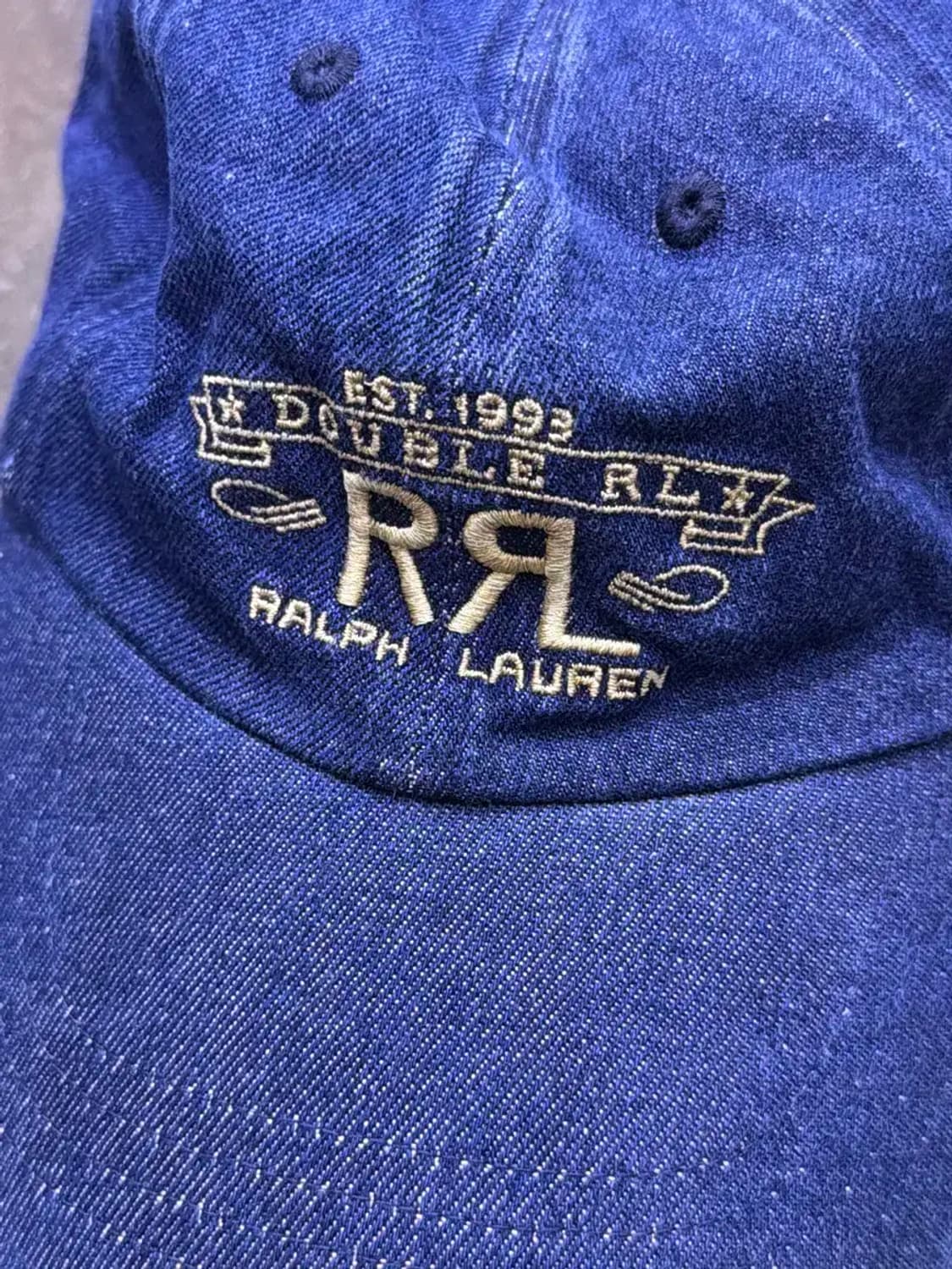 RRL 더블알엘 랜치 볼캡 데님 모자 상품이미지3