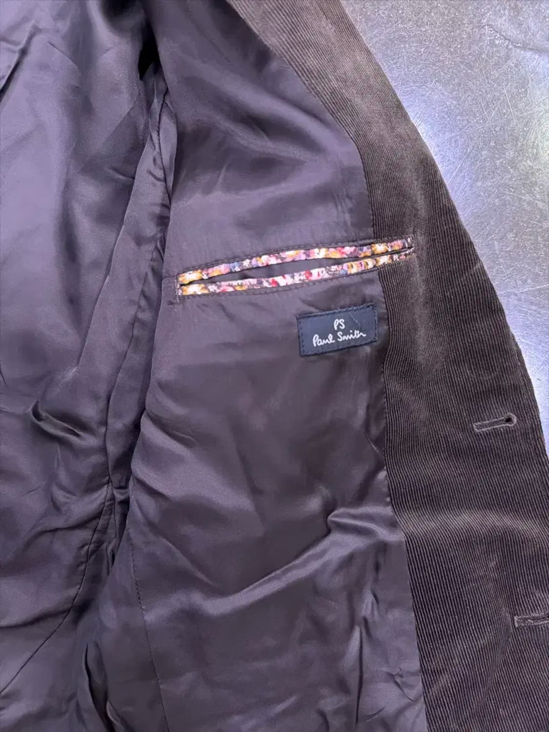 폴스미스 코듀로이 캐쥬얼 블레이저 자켓 브라운 L 상품이미지8