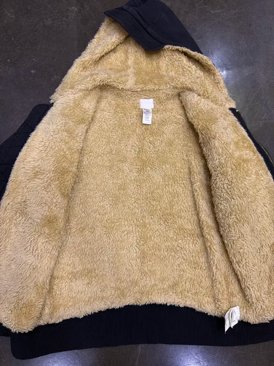 디젤 투웨이 쉐르파 퍼 후드 집업 자켓 XL 상품이미지10