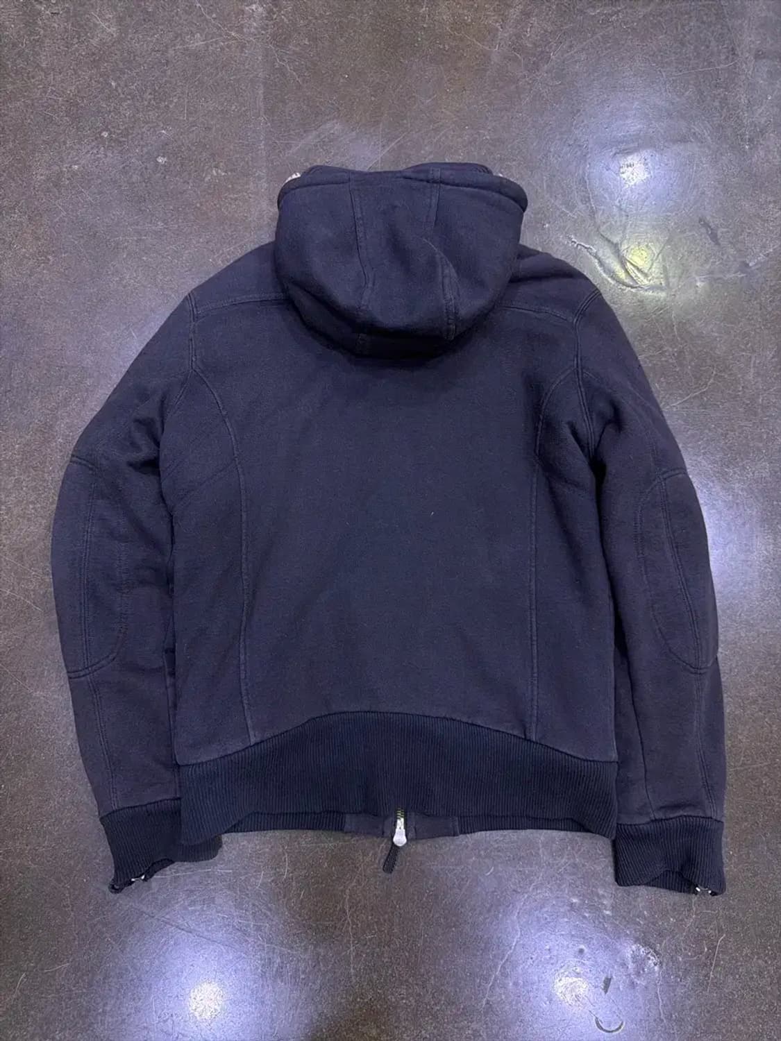 디젤 투웨이 쉐르파 퍼 후드 집업 자켓 XL 상품이미지2