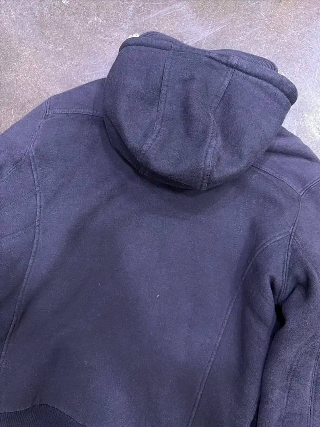 디젤 투웨이 쉐르파 퍼 후드 집업 자켓 XL 상품이미지8