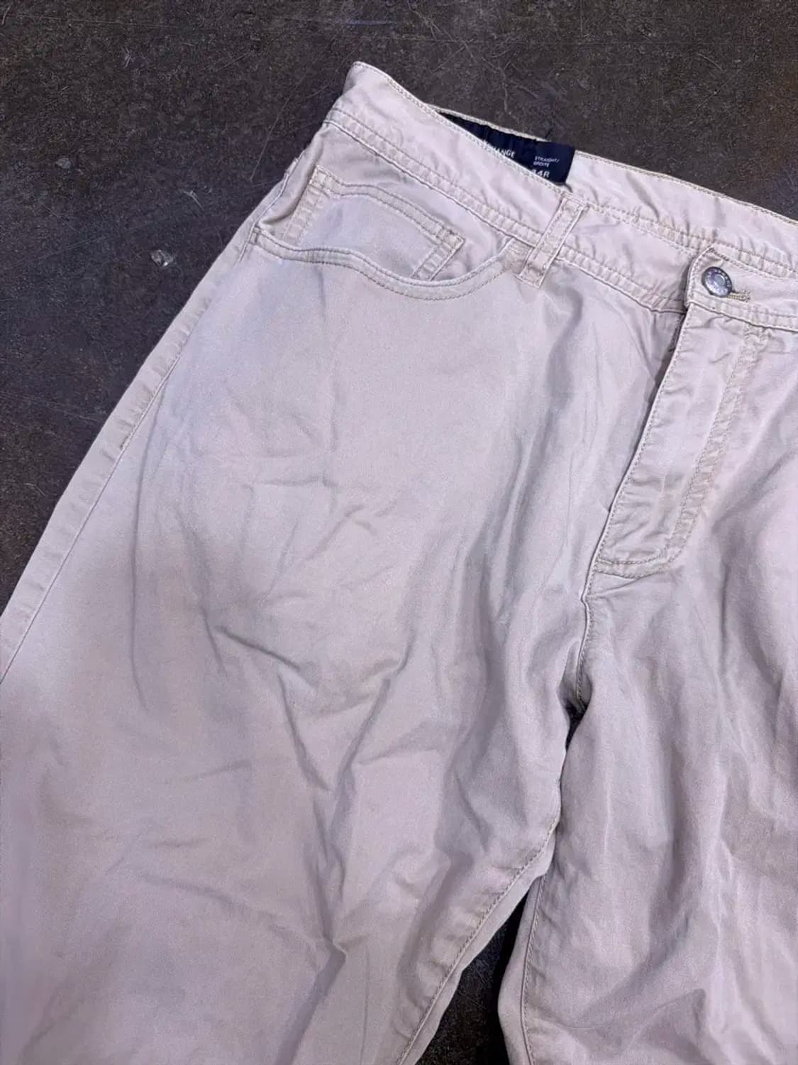 아르마니 익스체인지 스트레이트핏 캐쥬얼 치노팬츠 베이지 34 상품이미지4