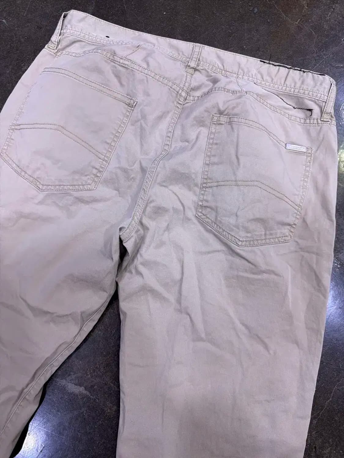 아르마니 익스체인지 스트레이트핏 캐쥬얼 치노팬츠 베이지 34 상품이미지6