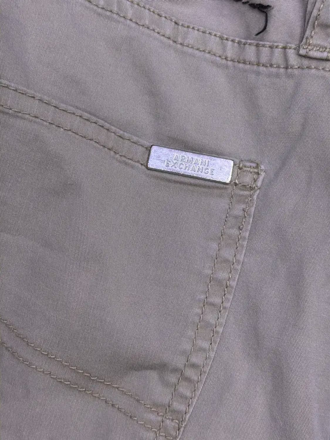 아르마니 익스체인지 스트레이트핏 캐쥬얼 치노팬츠 베이지 34 상품이미지8