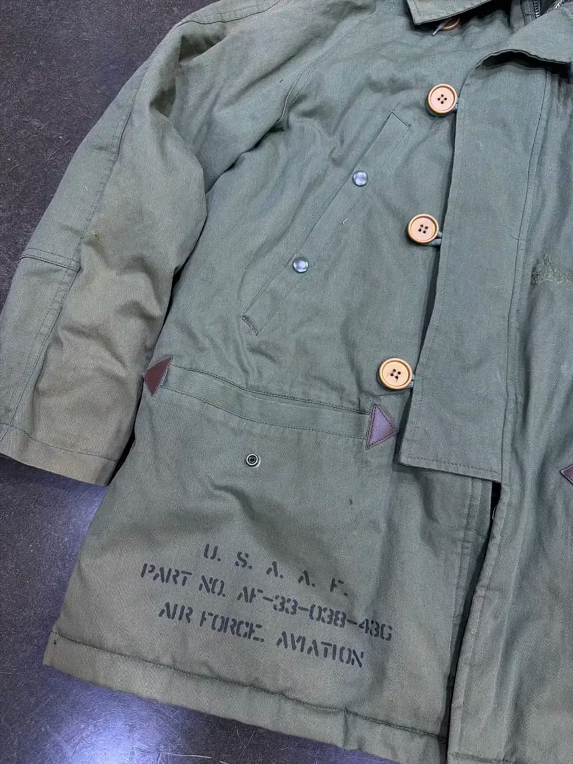 아스페시 N3B 파카 야상 점퍼 자켓 M 레귤러 상품이미지6