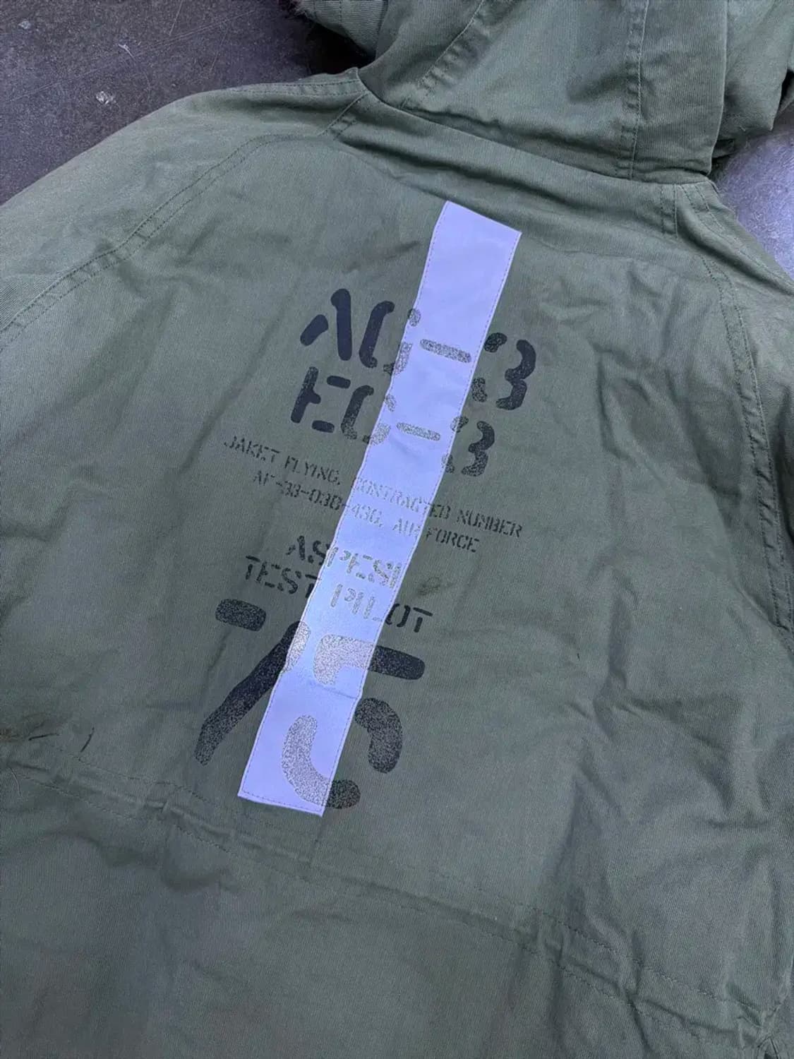 아스페시 N3B 파카 야상 점퍼 자켓 M 레귤러 상품이미지7