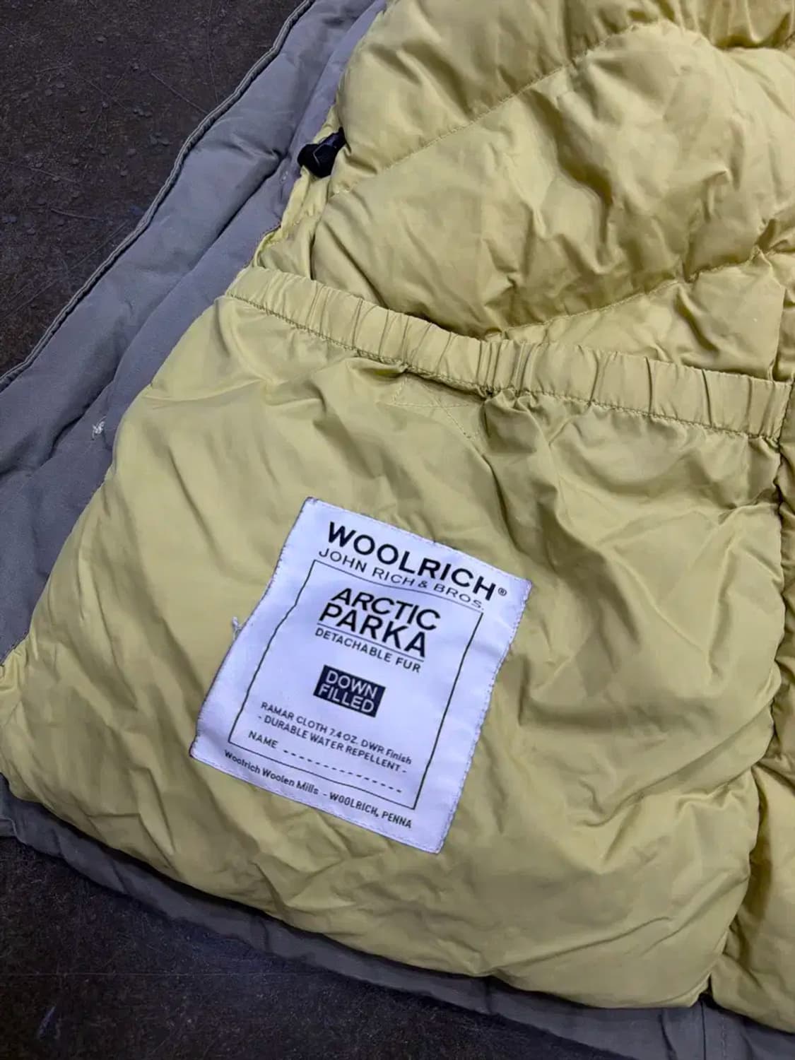 울리치 아크틱 코요테 퍼 패딩 파카 S 상품이미지9