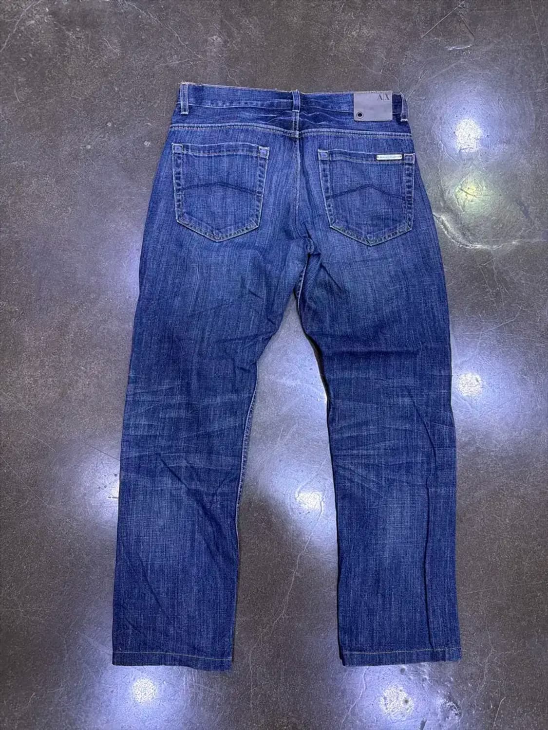 아르마니 익스체인지 헤어라인 워싱 데님팬츠 34 상품이미지2