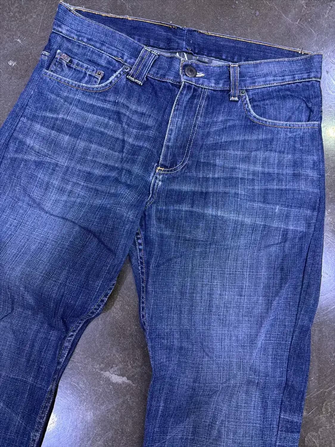 아르마니 익스체인지 헤어라인 워싱 데님팬츠 34 상품이미지3