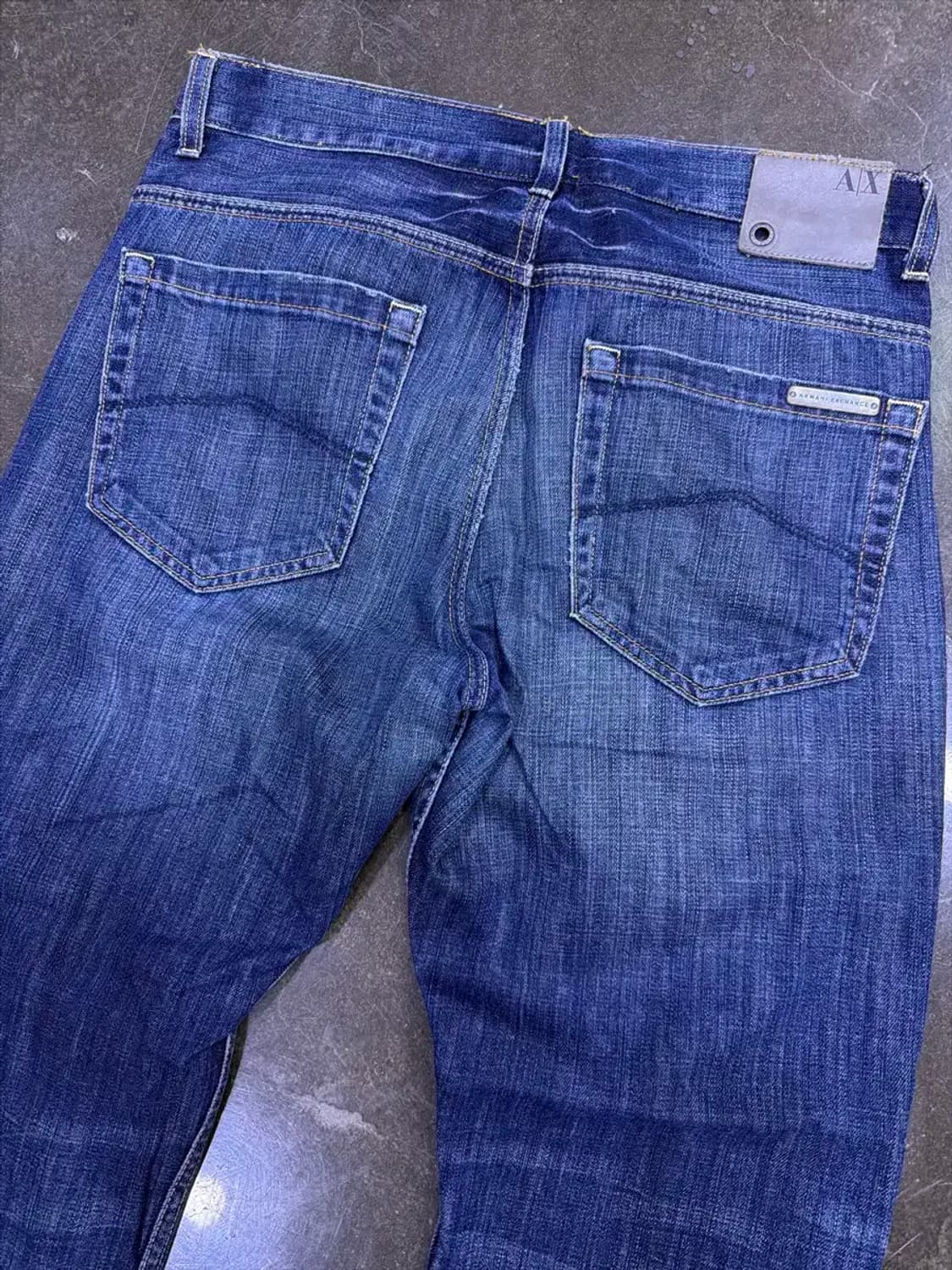 아르마니 익스체인지 헤어라인 워싱 데님팬츠 34 상품이미지6
