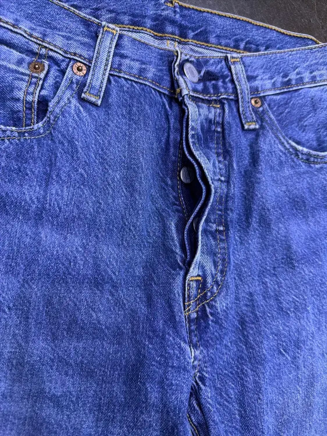 리바이스 501 빈티지 스톤 워싱 레귤러핏 데님팬츠 30 상품이미지4