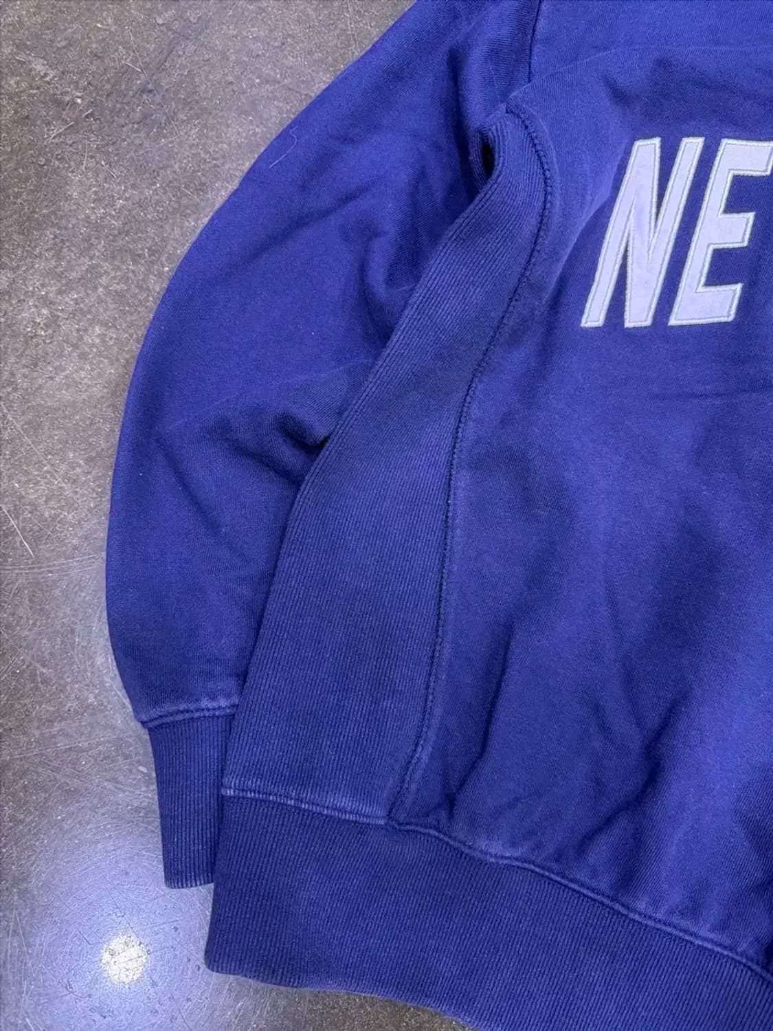 유니폼브릿지 뉴욕 자수 패치 네이비 맨투맨 스웻셔츠 M 상품이미지5