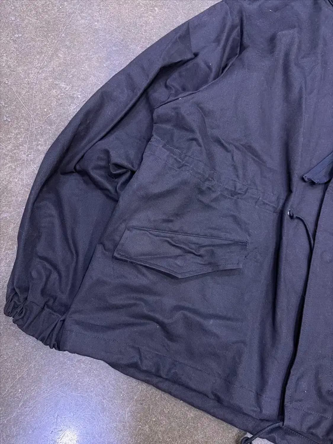 라퍼지스토어 피쉬테일 야상 숏 파카 블랙 L 상품이미지4