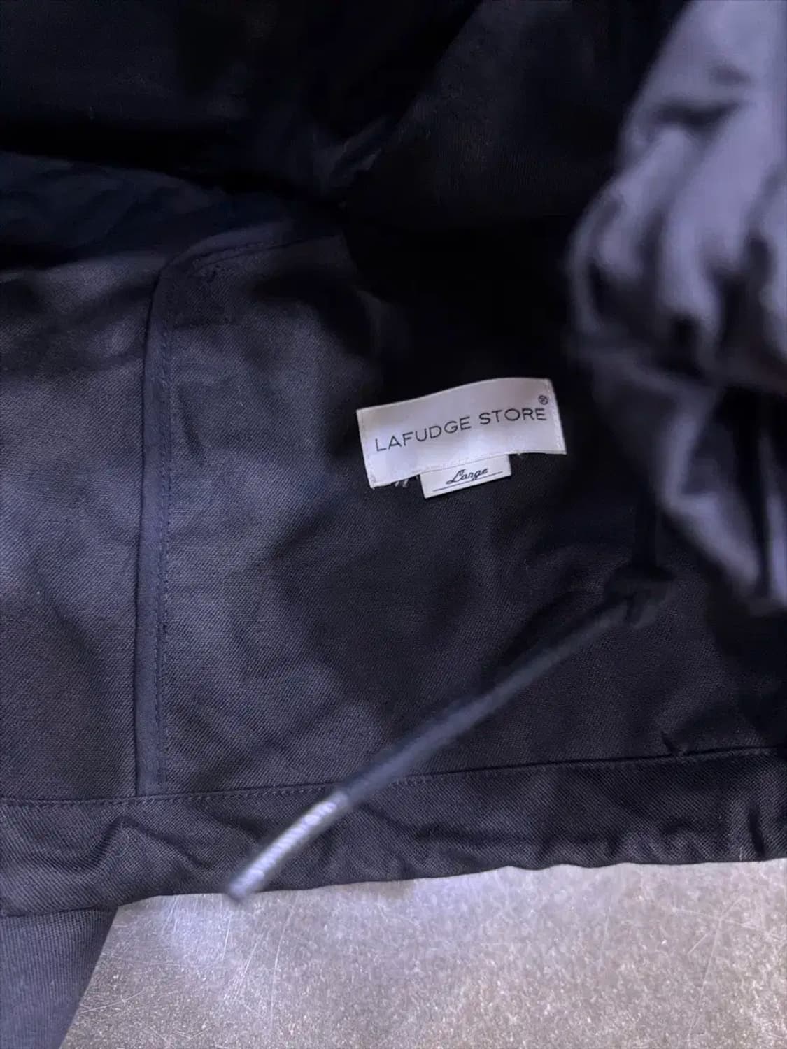 라퍼지스토어 피쉬테일 야상 숏 파카 블랙 L 상품이미지6