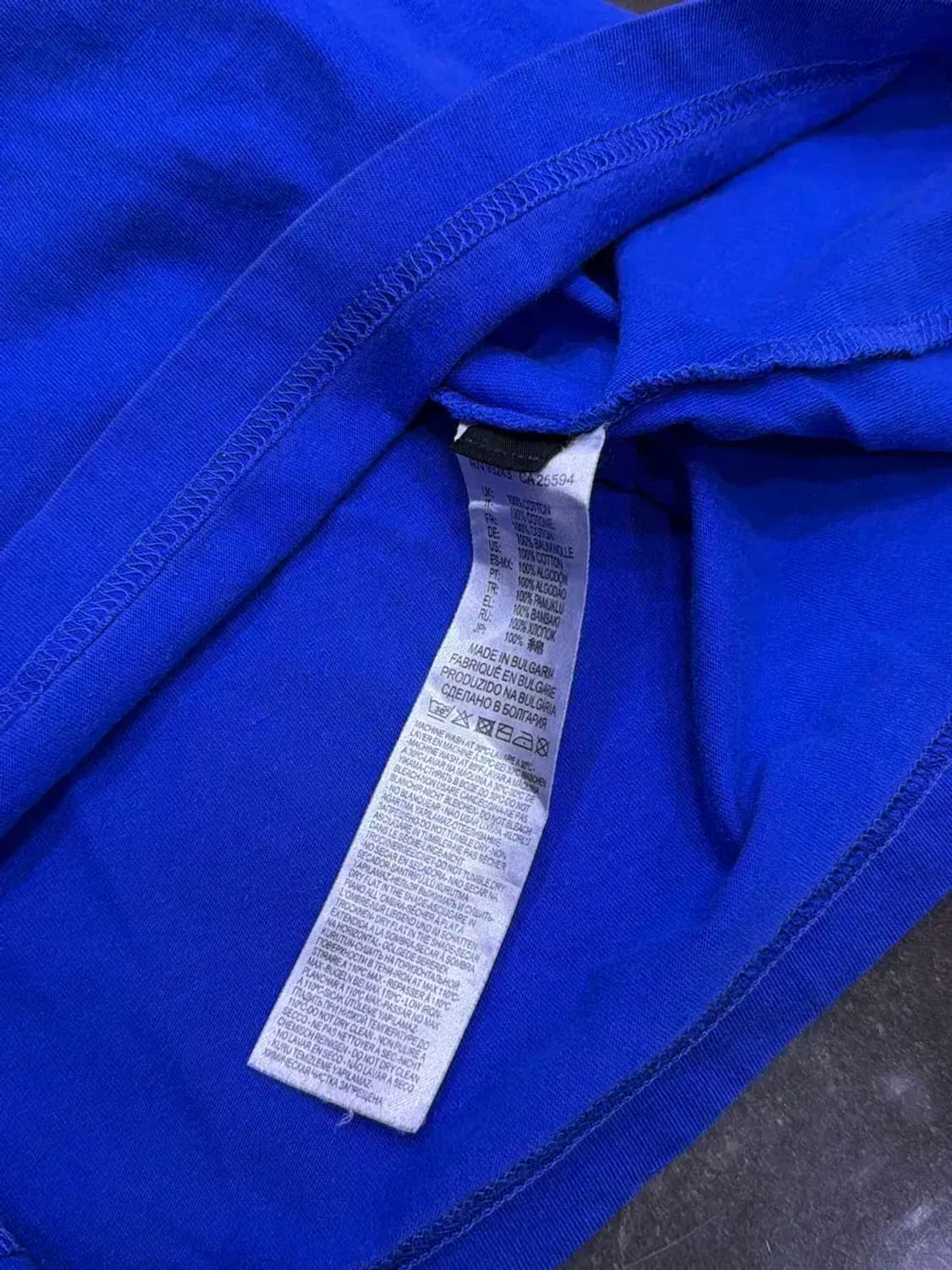 디젤 BRA 프린팅 빈티지 워싱 블루 반팔 티셔츠 XL 상품이미지6