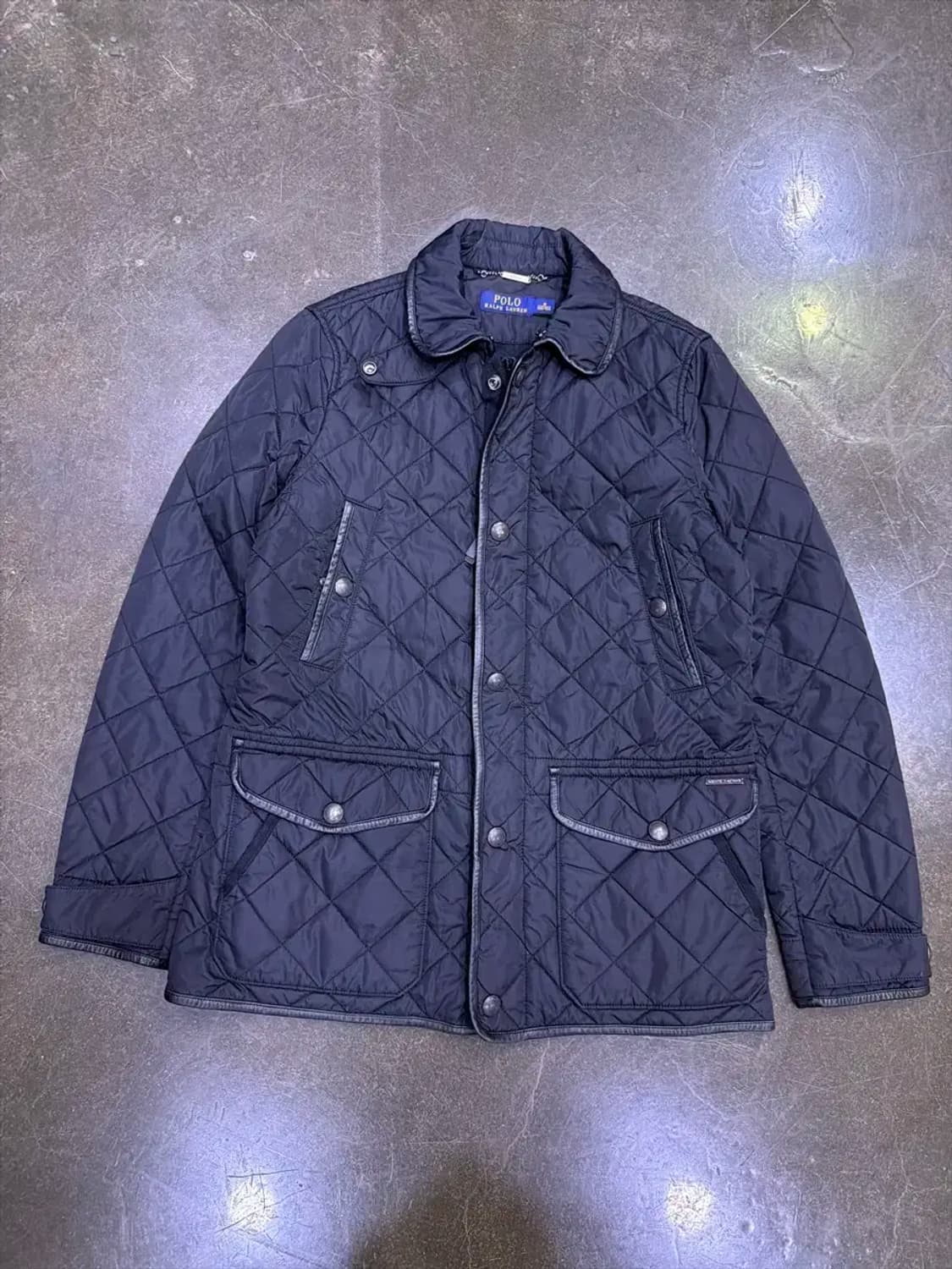 폴로 랄프로렌 클래식 퀼팅자켓 블랙 M 상품이미지1