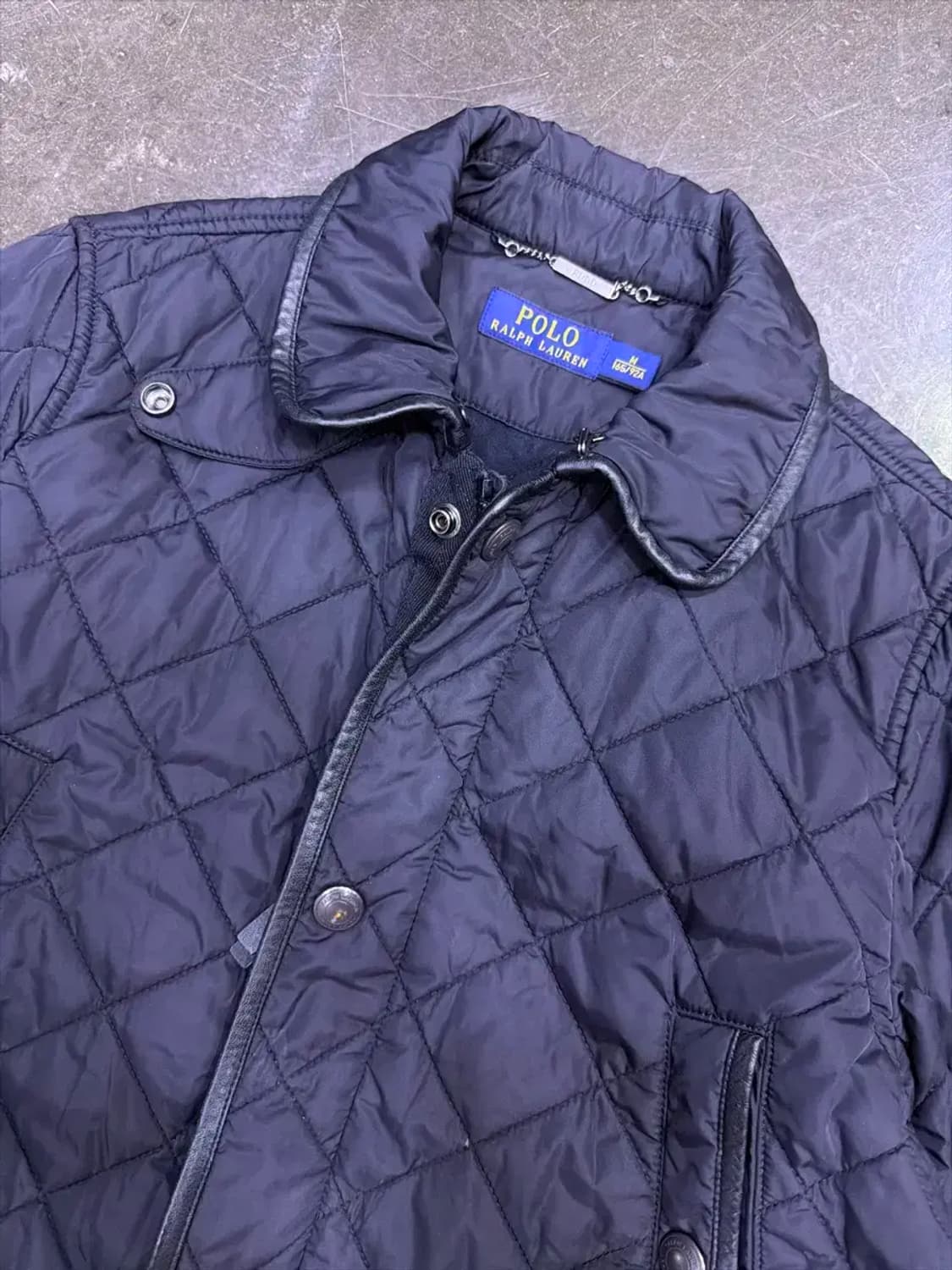 폴로 랄프로렌 클래식 퀼팅자켓 블랙 M 상품이미지3
