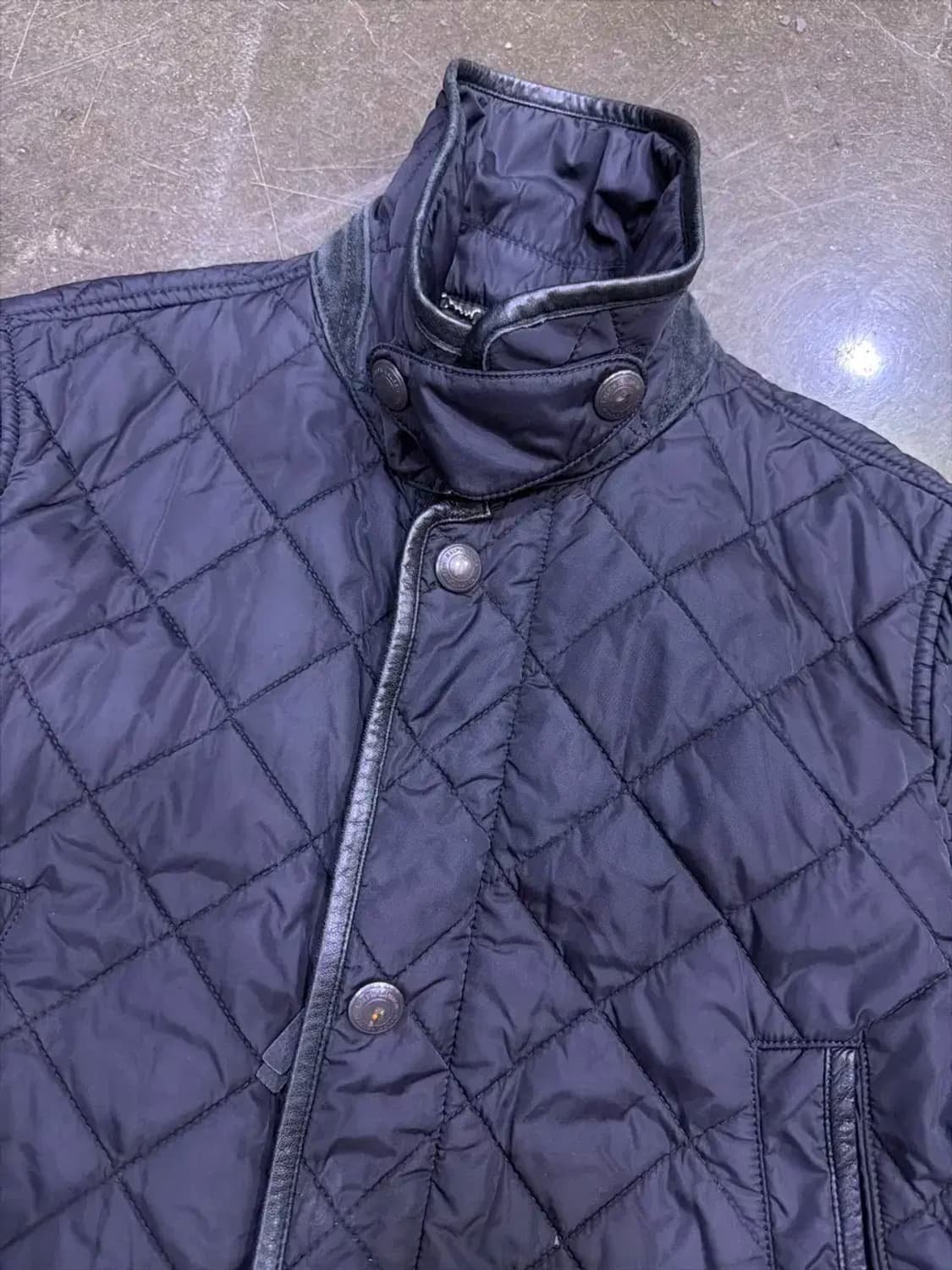 폴로 랄프로렌 클래식 퀼팅자켓 블랙 M 상품이미지4