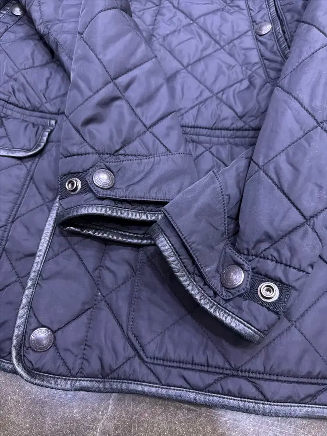 폴로 랄프로렌 클래식 퀼팅자켓 블랙 M 상품이미지6