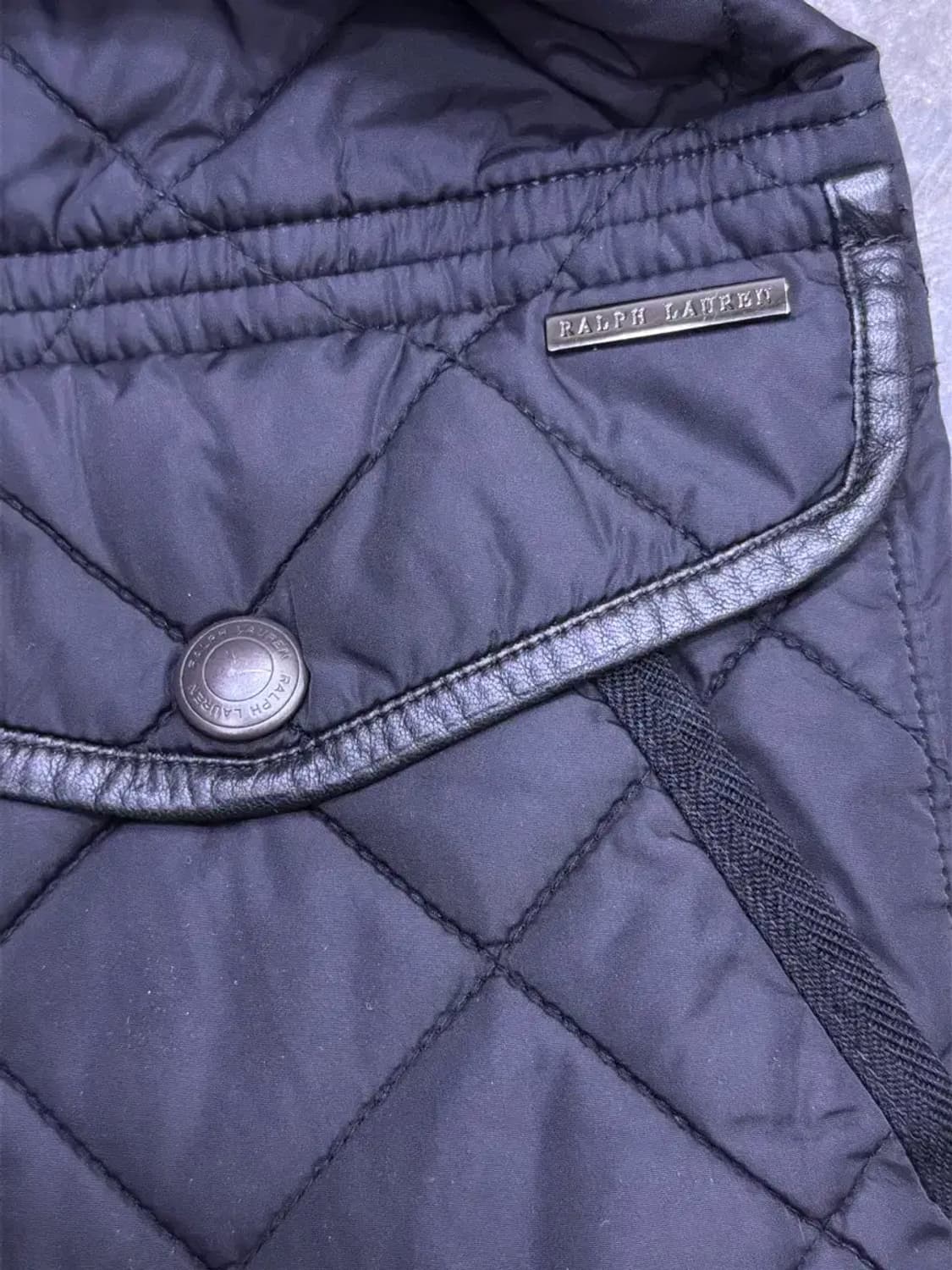 폴로 랄프로렌 클래식 퀼팅자켓 블랙 M 상품이미지7