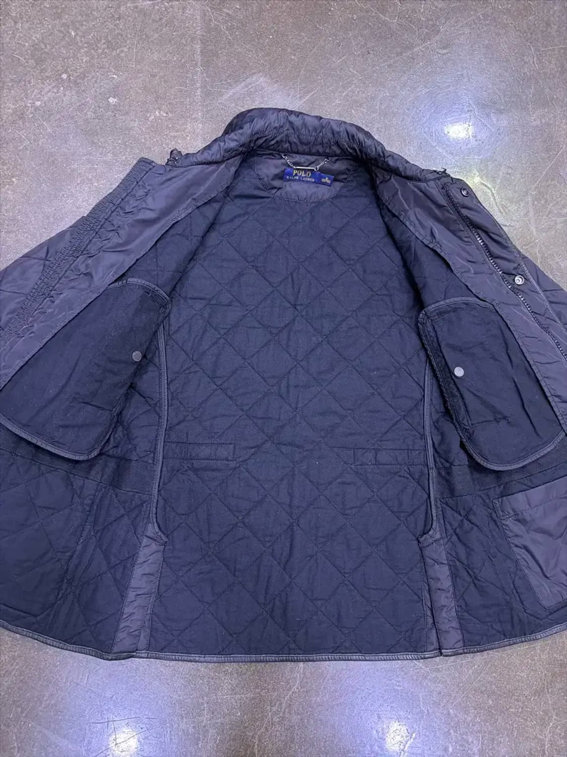 폴로 랄프로렌 클래식 퀼팅자켓 블랙 M 상품이미지9