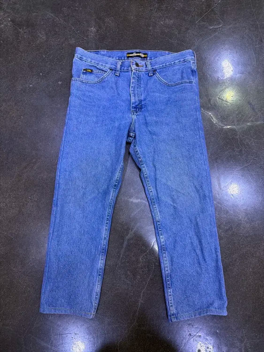Lee 리 라이더스 래귤러 스트레이트핏 레그 빈티지 워싱 데님팬츠 34 상품이미지1
